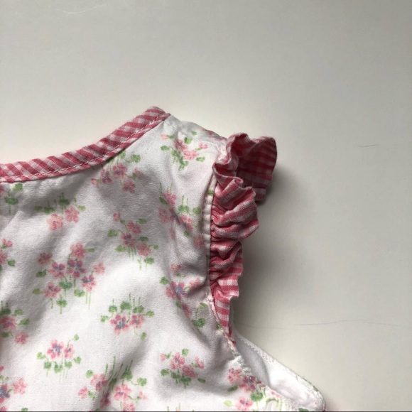 Baby Gap Sleeveless Ruffle Floral Dress - Girls 3-6M - Picture 9 of 13